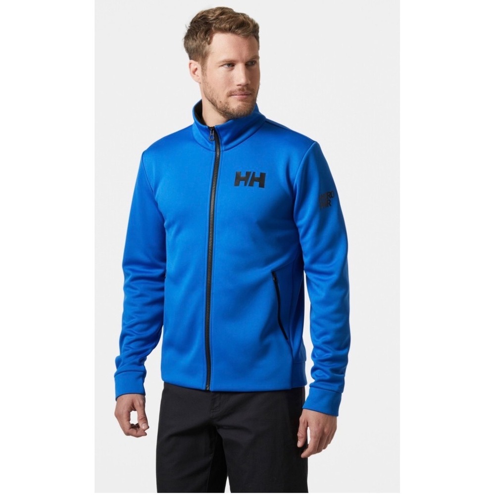 Helly Hansen HP Ocean Full Zip Jacket Mens Large Blue Hydropwr Sailing 34289
